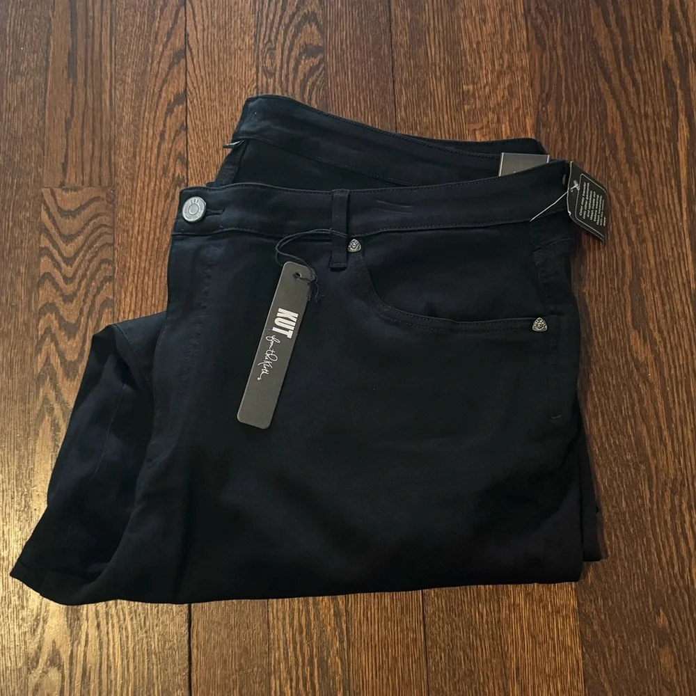 KUT from the Kloth black denim - Picture 1 of 6